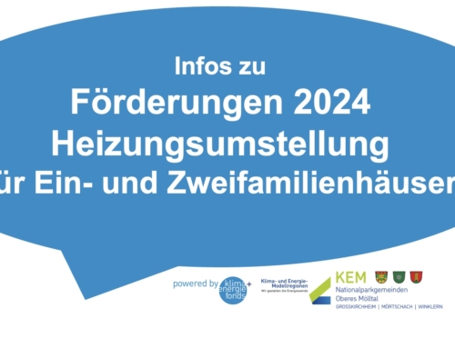 Förderinfos zu Heizungsumstellung für Ein- und Zweifamilienhäuser von Bund und Land 2024